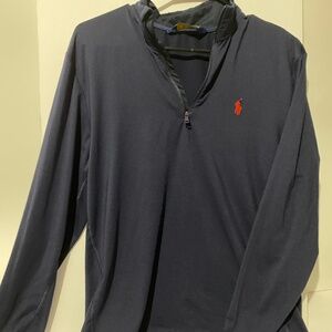 Ralph Lauren Polo Golf Al’s Training Jersey Hz  1/4 zip Men’s Small Blue